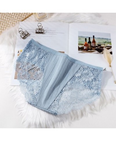 Women's Cotton Underwear Sexy Lace Panties Seamless Comfort Lingerie Sweet Hollow Out Panties For Women Mid-Rise Intimate $15...