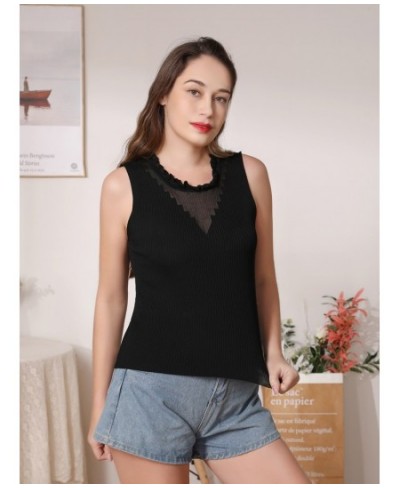 Knitted Women Tank Underwear Sexy Padded V Neck Backless Crop Camisole Female Sleeveless Solid Intimate Lingerie Tops $33.69 ...