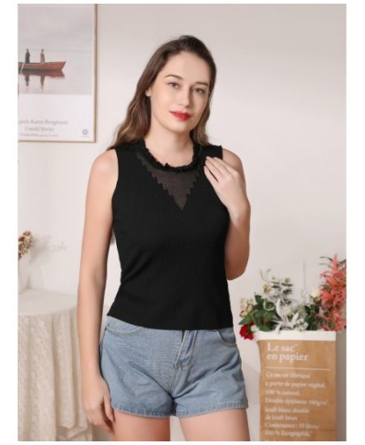 Knitted Women Tank Underwear Sexy Padded V Neck Backless Crop Camisole Female Sleeveless Solid Intimate Lingerie Tops $33.69 ...