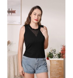 Knitted Women Tank Underwear Sexy Padded V Neck Backless Crop Camisole Female Sleeveless Solid Intimate Lingerie Tops $33.69 ...