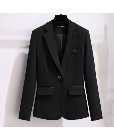 2022 Autumn Winter Formal Ladies Grey Blazer Women Business Suits with Sets Work Wear Office Uniform 5XL Size Pants Jacket $9...