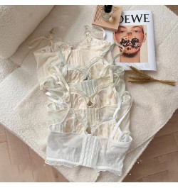 Flower Embroidery Length-Adjusted Bra Set Lace Young Girls Fashion Belt Thin Cup With Pad Brassiere And Panties Women Sexy $3...