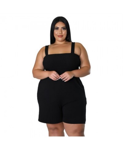 FS Sexy Wrap Plus Size Slim Women Clothing Shorts Summer Outfits Womens Jumpsuits Feminino Club Wear Backless 2022 Sleeveless...