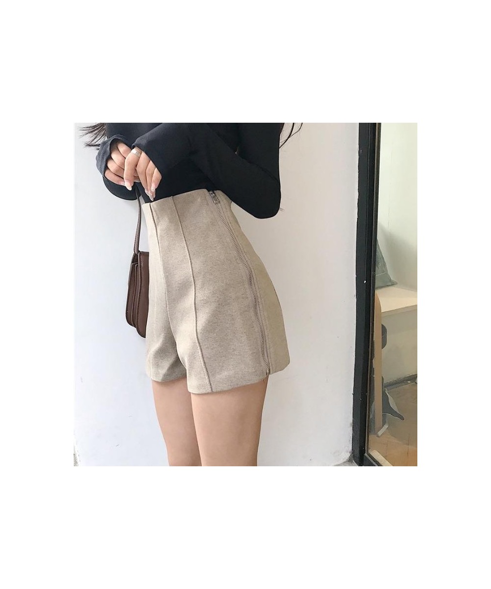 Shorts Women Design Zipper Cool Female High Waist Cozy Solid All Match Casual Fashion Korean Style Spring Autumn Streetwear I...