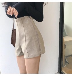 Shorts Women Design Zipper Cool Female High Waist Cozy Solid All Match Casual Fashion Korean Style Spring Autumn Streetwear I...