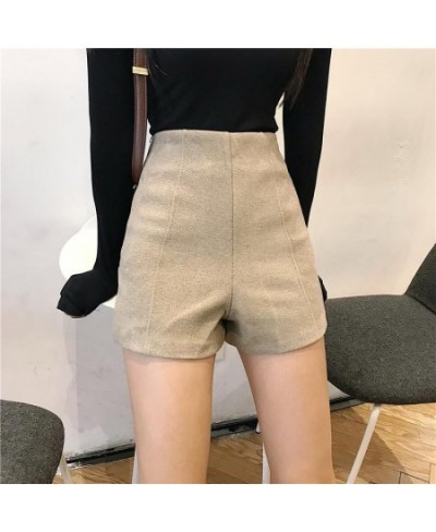 Shorts Women Design Zipper Cool Female High Waist Cozy Solid All Match Casual Fashion Korean Style Spring Autumn Streetwear I...