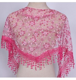 Women Triangle Wrap Fashion Lady Shawl Flower Lace Scarf Bandana Female Baby Tassel Shawls Scarves Summer Photo Prop $14.29 -...