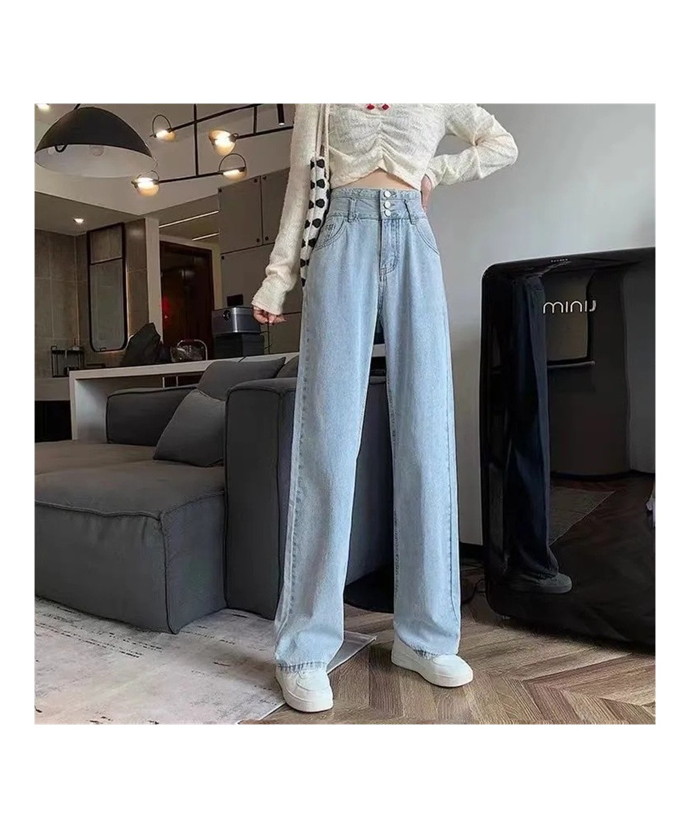 Oversized 5xl Baggy Wide Leg Jeans Spring Fall Fashion Streetwear Straight Trousers High Waist Casual Women's Denim Pantalone...