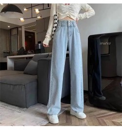 Oversized 5xl Baggy Wide Leg Jeans Spring Fall Fashion Streetwear Straight Trousers High Waist Casual Women's Denim Pantalone...