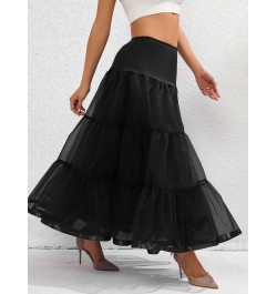 New Fashion Womens Ankle Length Petticoats Vintage Long Underskirt Crinoline Slips For Wedding Skin-Friendly S M L $35.17 - S...