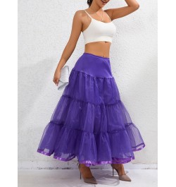 New Fashion Womens Ankle Length Petticoats Vintage Long Underskirt Crinoline Slips For Wedding Skin-Friendly S M L $35.17 - S...