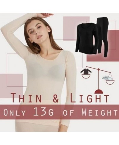 Thermal Underwear For Women Sexy Warm Long Johns For Women Seamless Winter Thermal Underwear Set Warm Thermos Clothing $19.14...