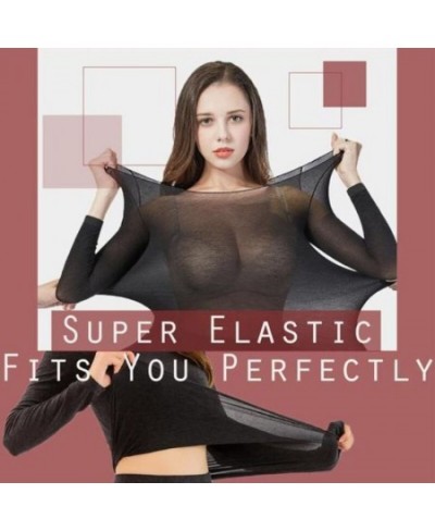 Thermal Underwear For Women Sexy Warm Long Johns For Women Seamless Winter Thermal Underwear Set Warm Thermos Clothing $19.14...