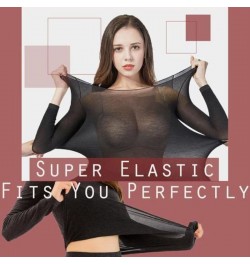 Thermal Underwear For Women Sexy Warm Long Johns For Women Seamless Winter Thermal Underwear Set Warm Thermos Clothing $19.14...