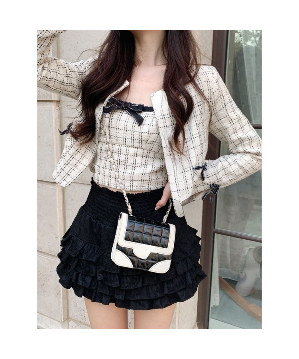 Y2k Aesthetic Kawaii Lace Mini Thin Skirts Women Sexy Pleated High Waist Skirt Summer Korean Fashion Chic Creamy Sweet Faldas...