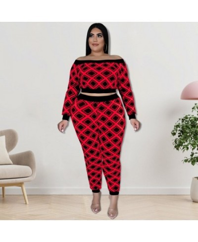 Plus Size Women Clothing Two Piece Set 5XL 2022 New Fall Top + Pants Two Piece Sets Plus Size Woman Clothes Outfits $47.09 - ...