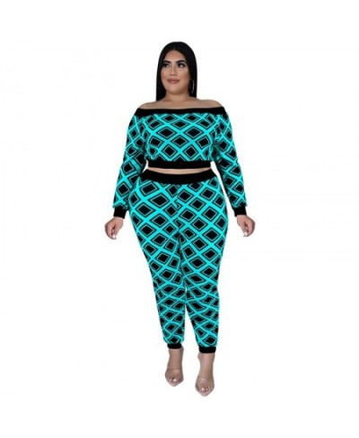 Plus Size Women Clothing Two Piece Set 5XL 2022 New Fall Top + Pants Two Piece Sets Plus Size Woman Clothes Outfits $47.09 - ...