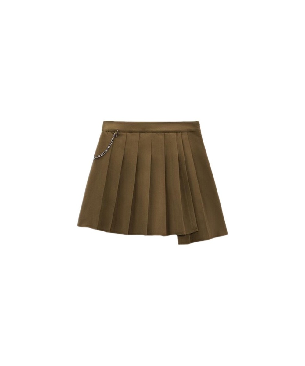 2731358 HALF SKIRT SHORT JK UNIFORM WOMEN'S WIDE PLEATED MINI SKIRT 02731358707 $51.38 - Skirts