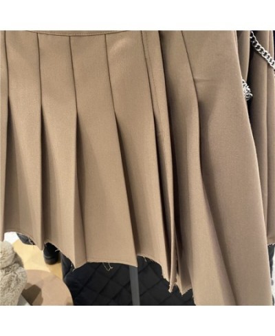 2731358 HALF SKIRT SHORT JK UNIFORM WOMEN'S WIDE PLEATED MINI SKIRT 02731358707 $51.38 - Skirts