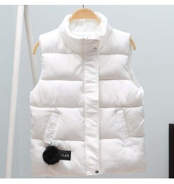 Vest Women Sleeveless Jacket Fall Short Coat Women Waistcoat Female Body Warmer Ladies White Vest Witner Chalecos Para Mujer ...