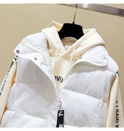 Vest Women Sleeveless Jacket Fall Short Coat Women Waistcoat Female Body Warmer Ladies White Vest Witner Chalecos Para Mujer ...