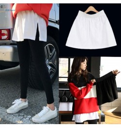 Women A-Line Shirt Extender Side Split Flare Hem Layering Top Sweep Slip Skirt $14.25 - Bottoms