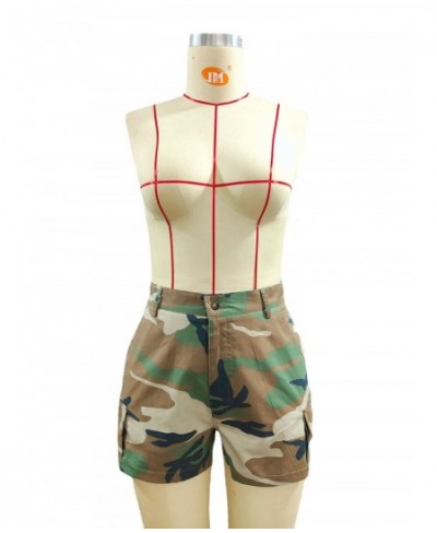 Trendy Women Fashion Pockets Camouflage Cargo Pants 2022 Street Wear Matching Casual Camo Ripped Shorts Track Women $41.28 - ...