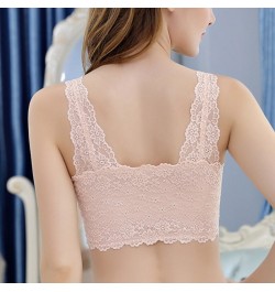 Female Lingerie Front Zip Women Lace Bra Top Push Up Full Cup Bralette Lady Seamless Wireless Bras Fashion Vest Gather $24.60...