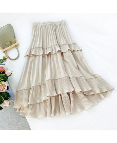 2023 new women Skirts winter women pleated skirt fashion skirts $33.23 - Skirts