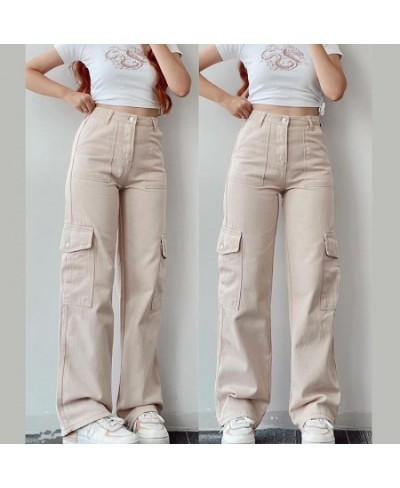 2023 Europe and the United States new style casual pants waist three-dimensional pocket pants summer women's waist cargo pant...