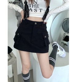 Skirts Women Retro Slim Sexy Design Simple Pure Ulzzang All-match Daily Streetwear Popular Safari Style Mini Faldas Summer $3...