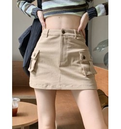 Skirts Women Retro Slim Sexy Design Simple Pure Ulzzang All-match Daily Streetwear Popular Safari Style Mini Faldas Summer $3...