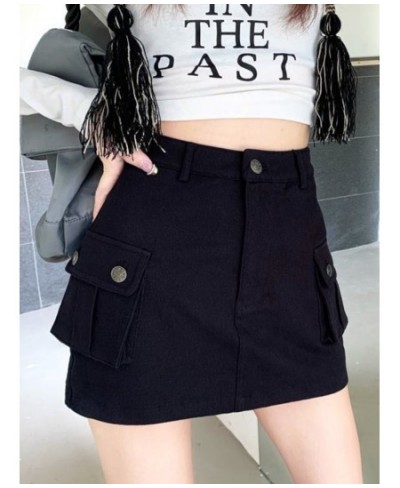 Skirts Women Retro Slim Sexy Design Simple Pure Ulzzang All-match Daily Streetwear Popular Safari Style Mini Faldas Summer $3...