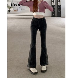 Gradient Black Jeans New Fashion Elastic Tight Fitting OL Flare Women Trousers High Waist Slim Denim Pants Female S-XL $49.37...