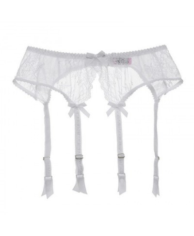 Women's Sexy Lingerie Lace Garter Suspenders Transparent Underwear Adjustable Double Breasted Waist Belt For Stockings $13.17...