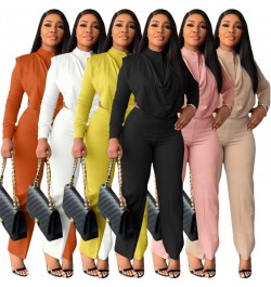 Office Lady Two Piece Set Women Fall Clothes 2022 Long Sleeve Ruched Crop Top and Pants Suits Business Workwear Matching Sets...