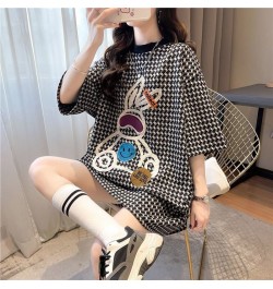 2022 Summer New Versatile Top Medium Long Short Sleeve T-Shirt Women's Fashion $41.79 - Women Tops