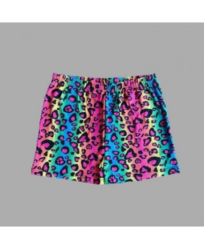 Summer Push Up Sexy Shorts Women Leopard Gym Fitness Hot Elastic Waist Print Sports Casual Short XXL $14.90 - Bottoms