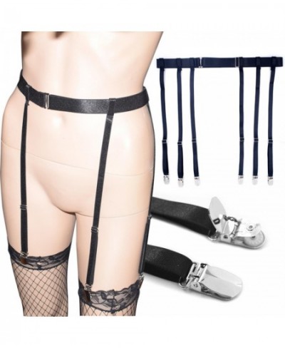 Women Thigh Suspender with Non Slip Locking Clamps Shirt Holder Strap Waist Garter Belt for Stockings for Party Cosplay $19.1...