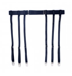 Women Thigh Suspender with Non Slip Locking Clamps Shirt Holder Strap Waist Garter Belt for Stockings for Party Cosplay $19.1...