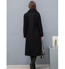 Women Woolen Trench Coat Long Outwear Female Elegant Office Long-sleeved Woaen suit jacket outdoor parkas autumn ladies $75.5...