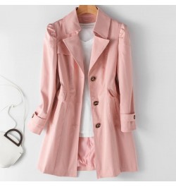 Spring Autumn Trench Coat Women 2023 Fashion Korean Single-breasted Loose Mid Long Women Overcoat Windbreaker Female Outerwe ...