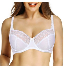 Sexy Lace Bras For Women Sexy Lingerie Embroidery Bralette Wire Bone A B C D E F G 75 80 85 90 95 100 105 $21.53 - Underwear