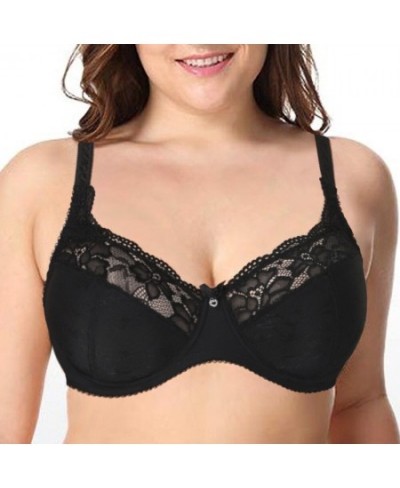 Sexy Lace Bras For Women Sexy Lingerie Embroidery Bralette Wire Bone A B C D E F G 75 80 85 90 95 100 105 $21.53 - Underwear