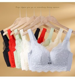 Soft No Underwire Bra Widened Hem Non-slip Shoulder Strap Comfortable Upper Support Underwear Antibacterial Small Chest Bra $...