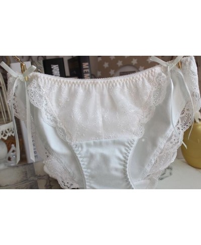 2nd Shipping Free M L XL Princess Lovely Cute Lolita Kawaii Princess Lace Embroidery Panties Calcinha Underwear Brief WP413 $...