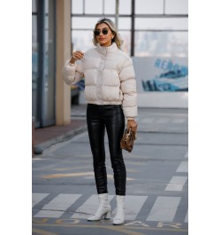 Warm Jacket Women 2022 New Winter Clothes Solid Color Korean Short Padded Coat Female Lightweight Parkas Autumn Casual Outwea...