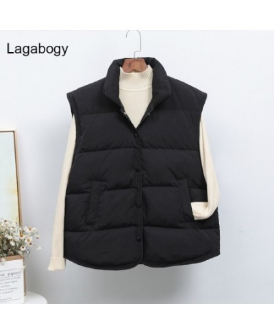 2023 New Winter Women Ultra Light Down Vest Female Casual Loose Waistcoat White Duck Down Gilet Single-Breasted Coat $42.64 -...