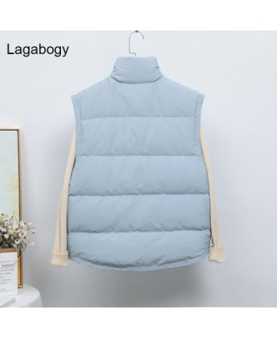 2023 New Winter Women Ultra Light Down Vest Female Casual Loose Waistcoat White Duck Down Gilet Single-Breasted Coat $42.64 -...