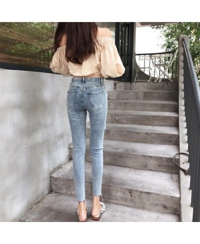 Female Clothing Black Jeans Woman High Waist Streetwear Y2k Casual Pants Vintage Clothes Korean Fashion Women's Mom Ripped $4...